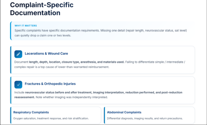 Complaint-Specific-Documentation